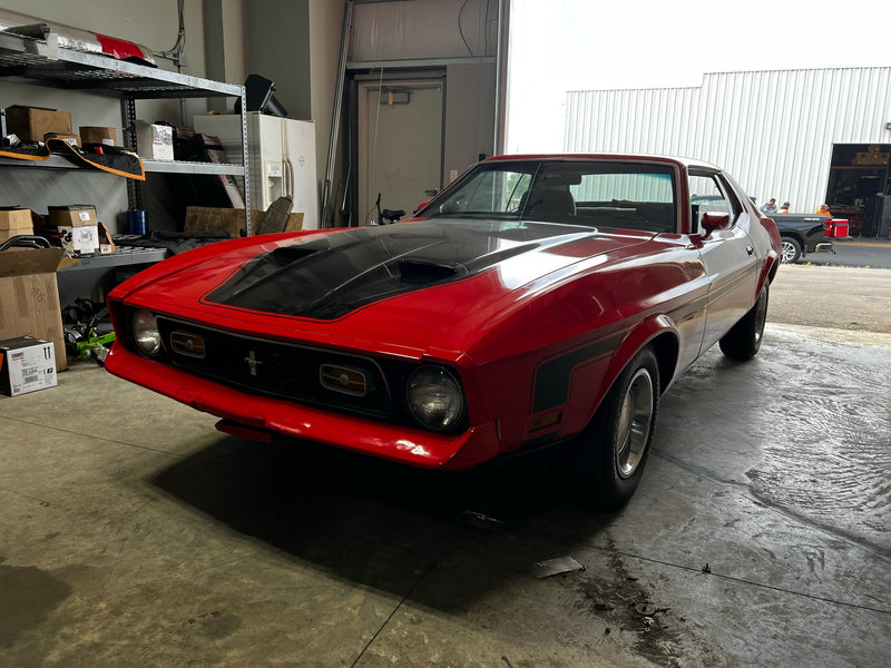 1971 Ford Mustang Gets a Custom Monte Carlo Bar and Frame Stiffeners