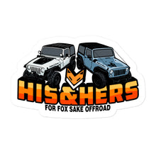 Load image into Gallery viewer, His and Hers Jeep Sticker
