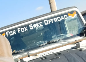 Windshield Banner