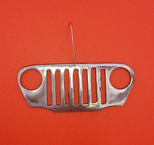 Jeep Grill Christmas Ornament