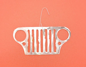 Jeep Grill Christmas Ornament
