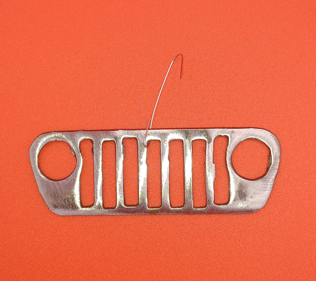Jeep Grill Christmas Ornament