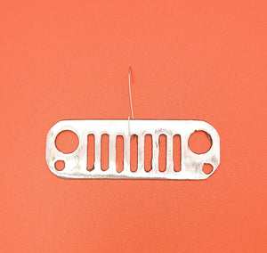 Jeep Grill Christmas Ornament
