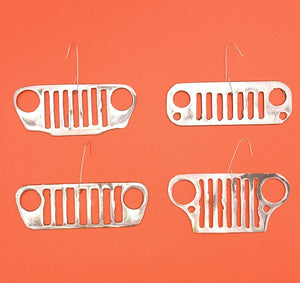 Jeep Grill Christmas Ornament