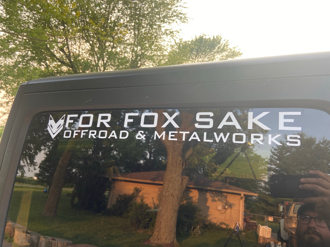Hard Top Window Banner